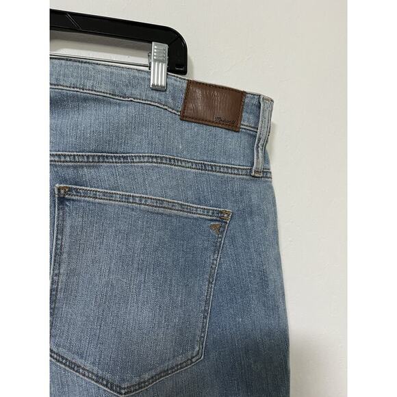 Madewell Womens Classic Straight Leg Jeans Size 35 Blue Medium Wash Stretch NWT - Picture 4 of 8